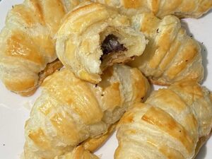 Croissant de chocolate