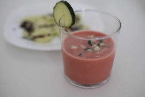 Gazpacho de fresas