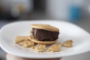 Helado de chocolate