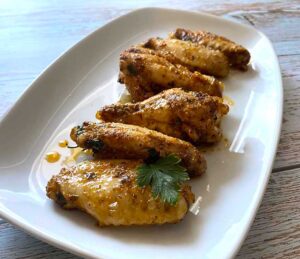 Alitas de pollo saludables al horno