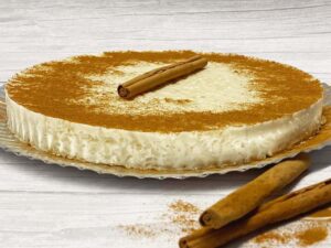 Receta tarta de arroz con leche