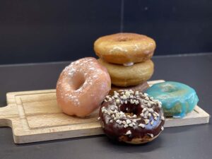 Donuts caseros con glaseado