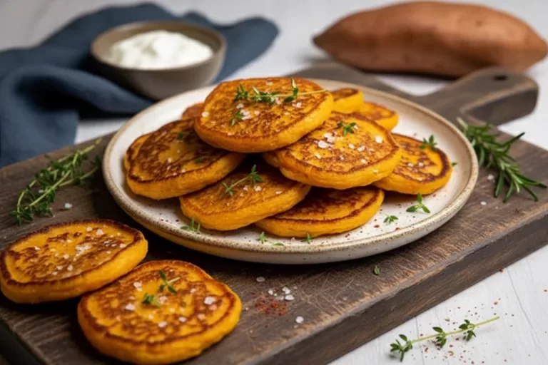 Tortitas saladas de boniato