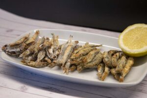 Boquerones fritos sin aceite