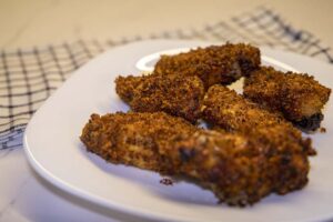 Alitas de pollo crujientes y saludables